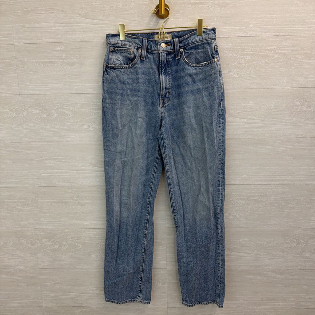 Madewell Light Wash The Perfect Vintage Straight Jeans 27