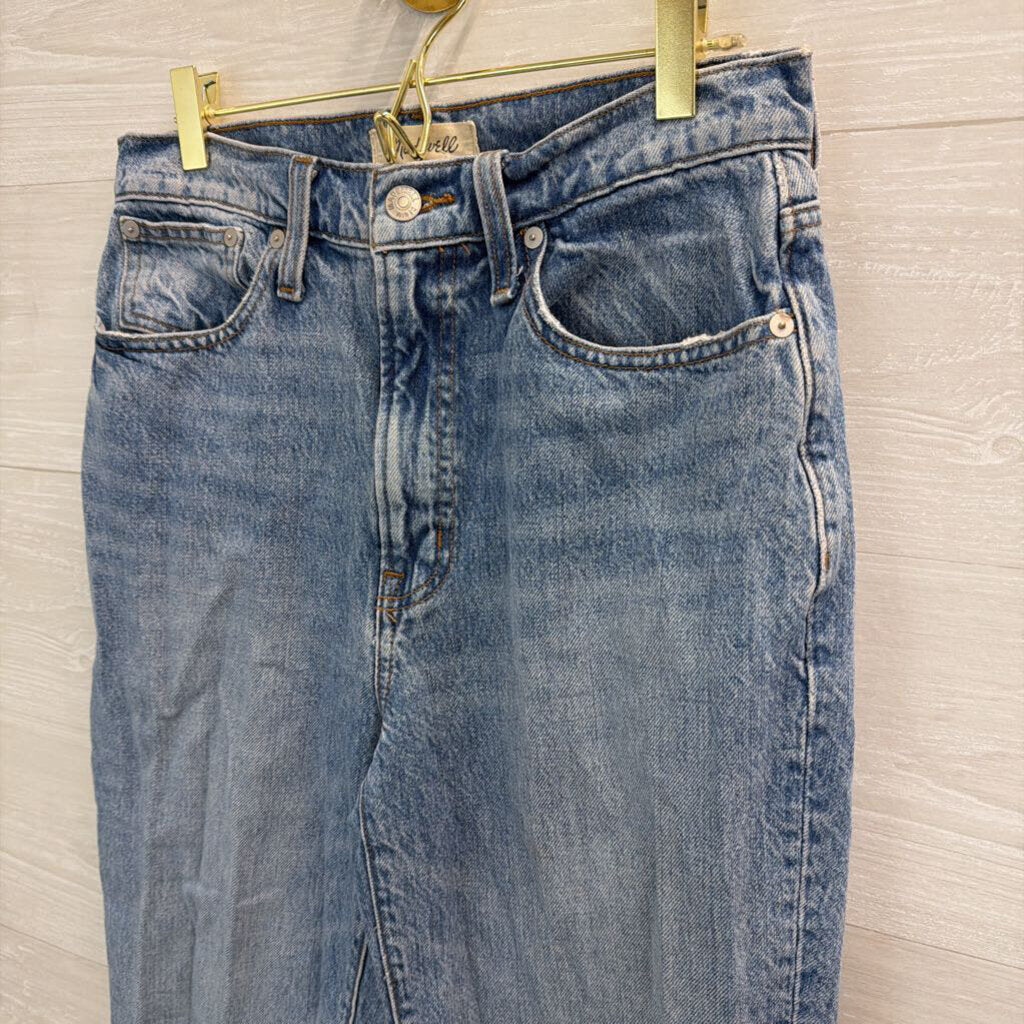Madewell Light Wash The Perfect Vintage Straight Jeans 27
