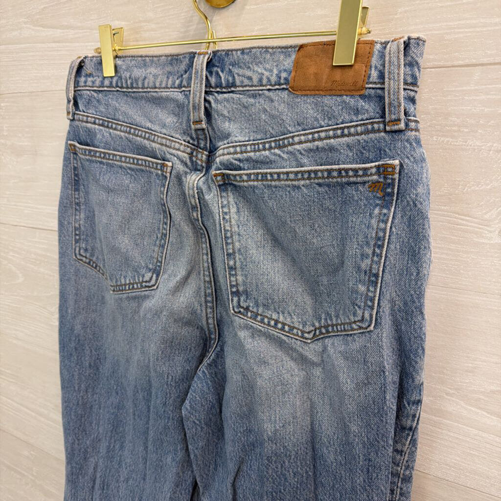 Madewell Light Wash The Perfect Vintage Straight Jeans 27
