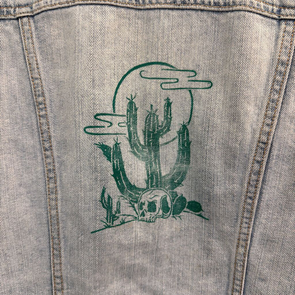 American Eagle Light Wash Denim Vest Top Medium