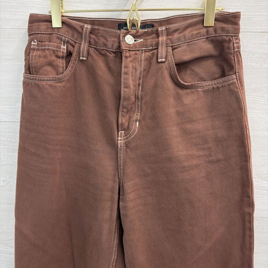 Just Black Denim Brown Denim Wide Leg Jeans 27