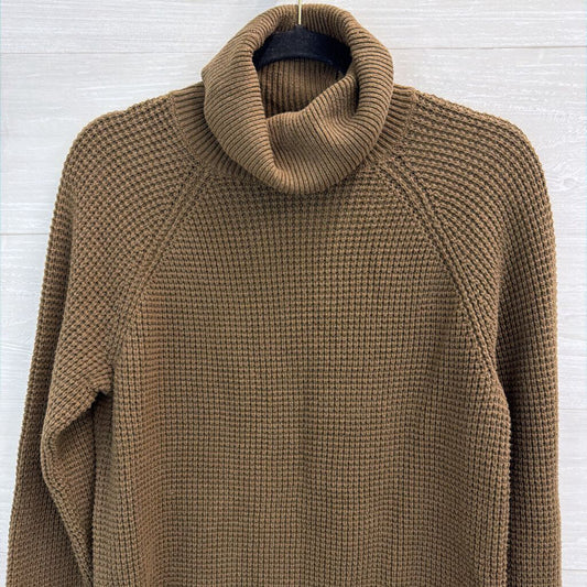 Michael Kors Green Knit Turtleneck Sweater Small