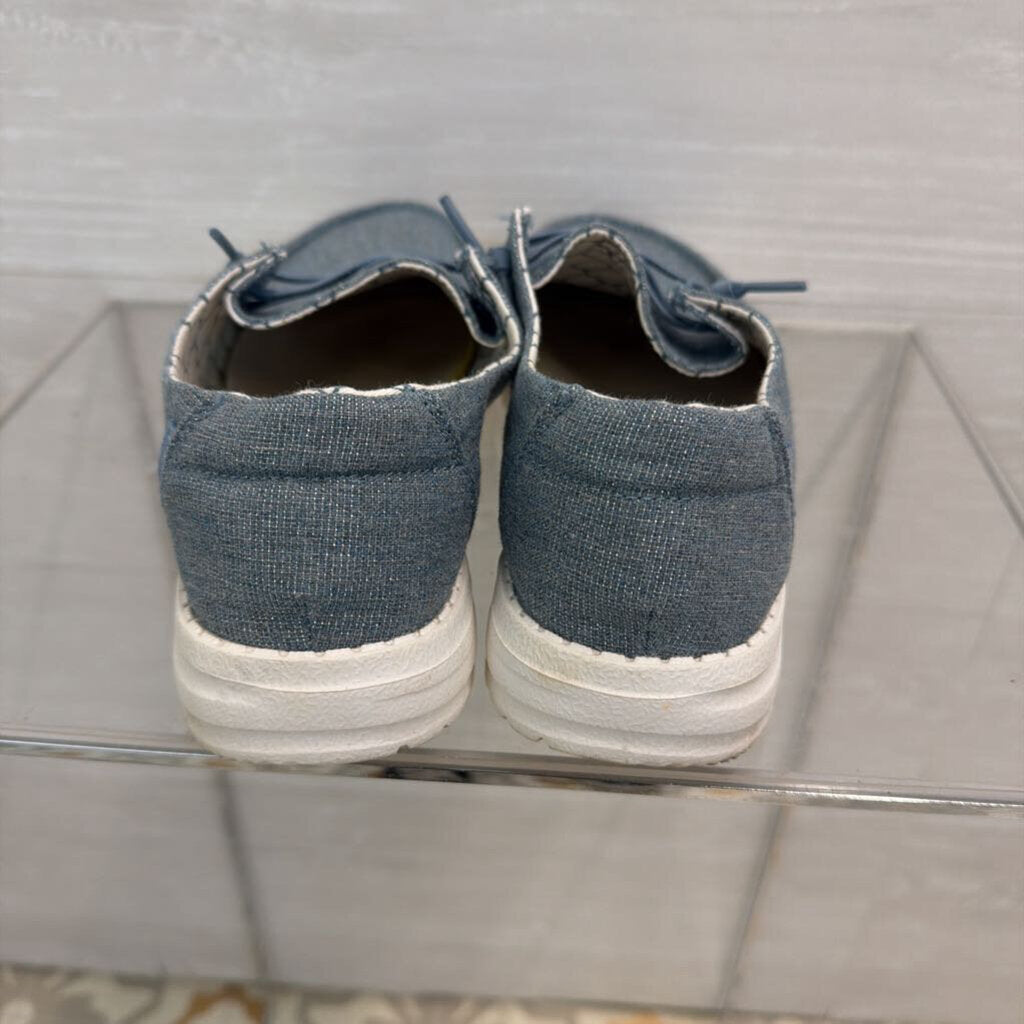 Hey Dude Wendy Sparkling Blue Stone Shoes 7