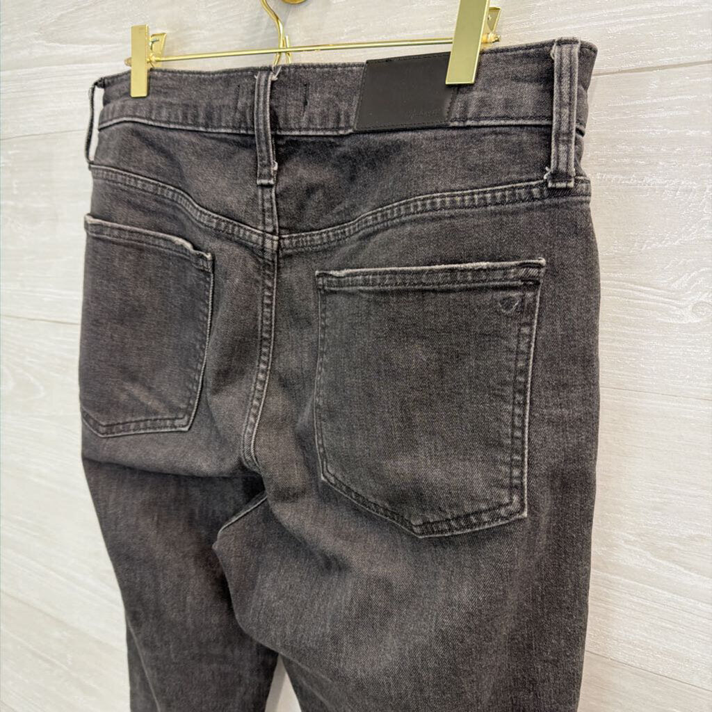 Madewell Black Denim The Perfect Vintage Crop Jeans 29 Petite