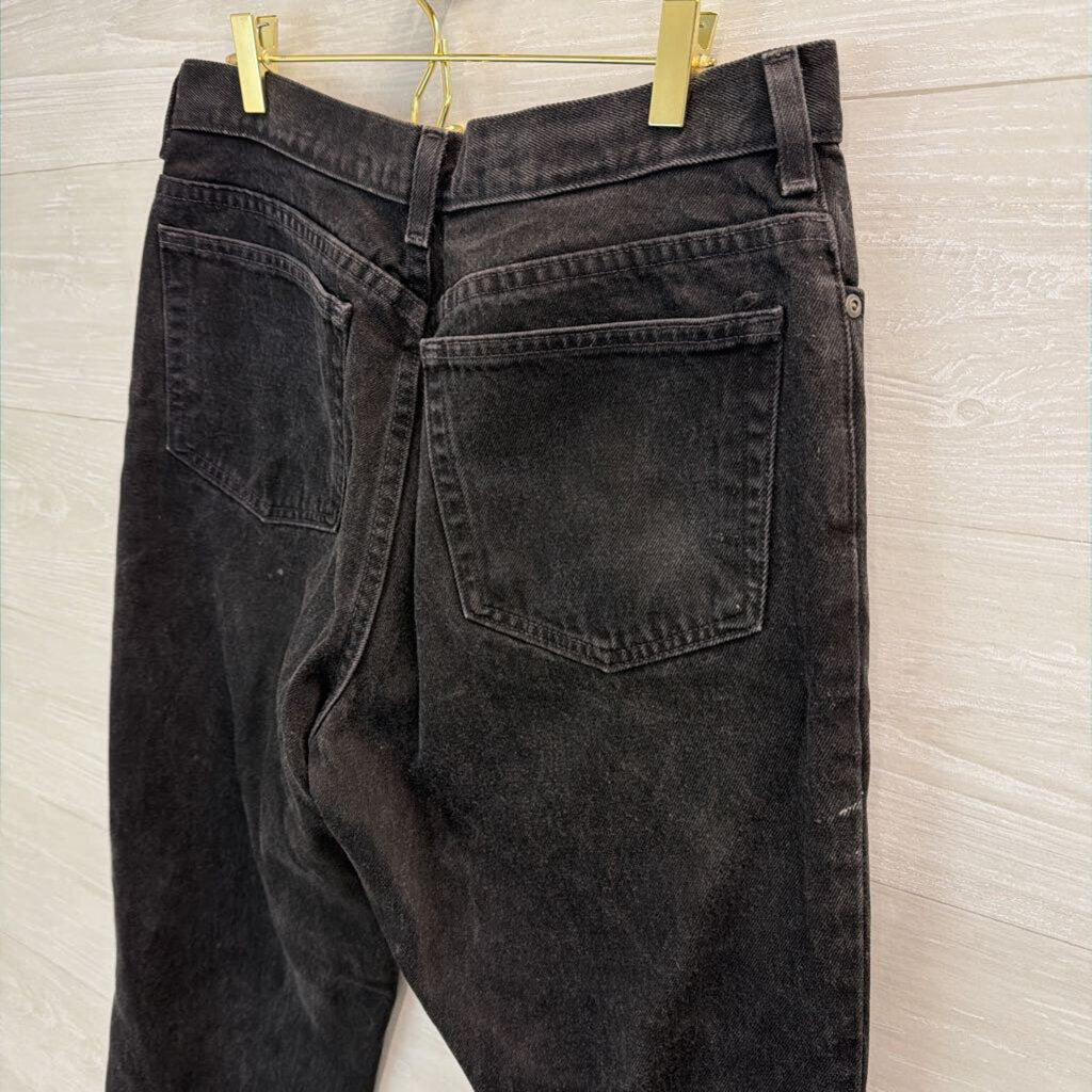 Lands End Black Vintage Mom Jeans 12P