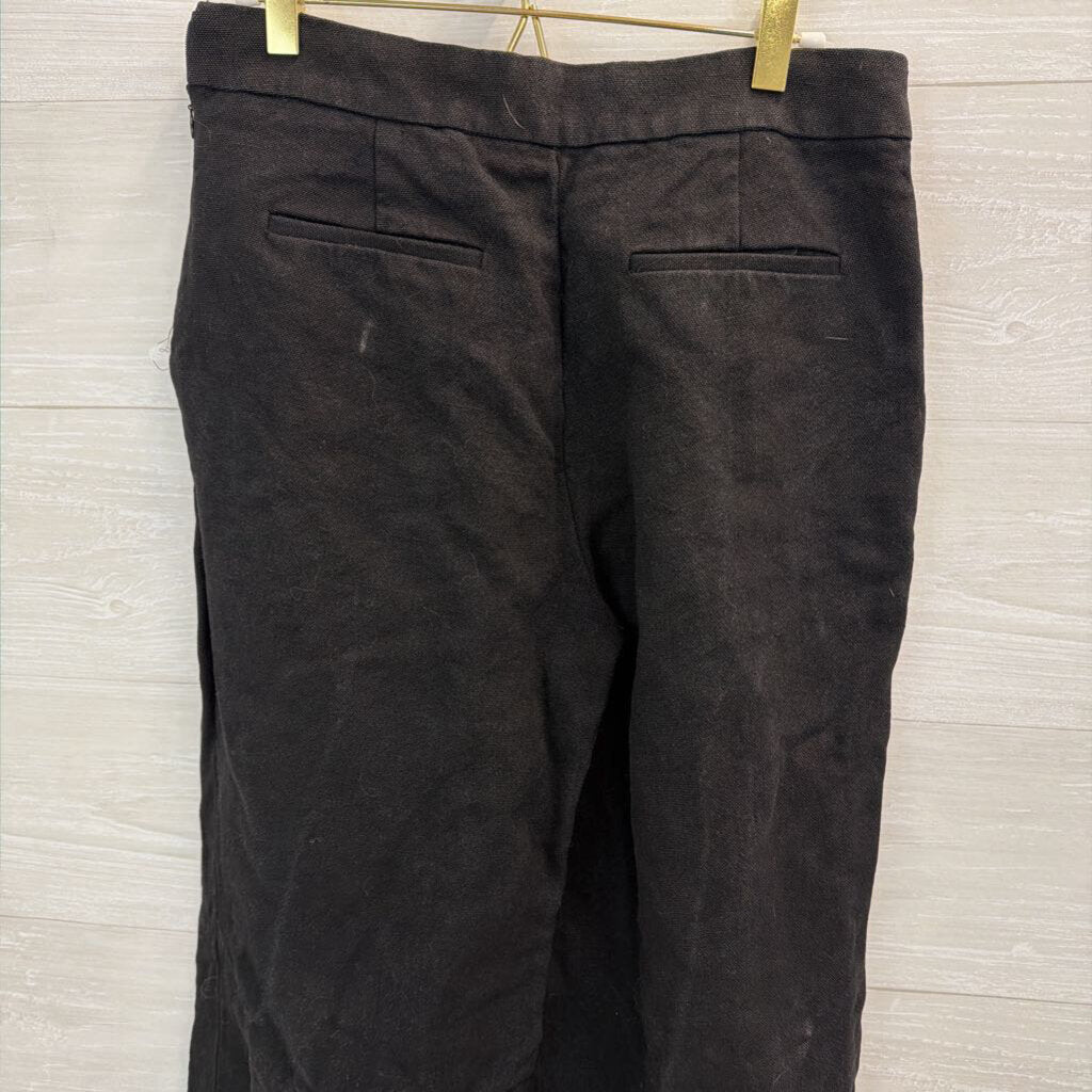 J Crew Black Wide Leg Trouser Pants 4