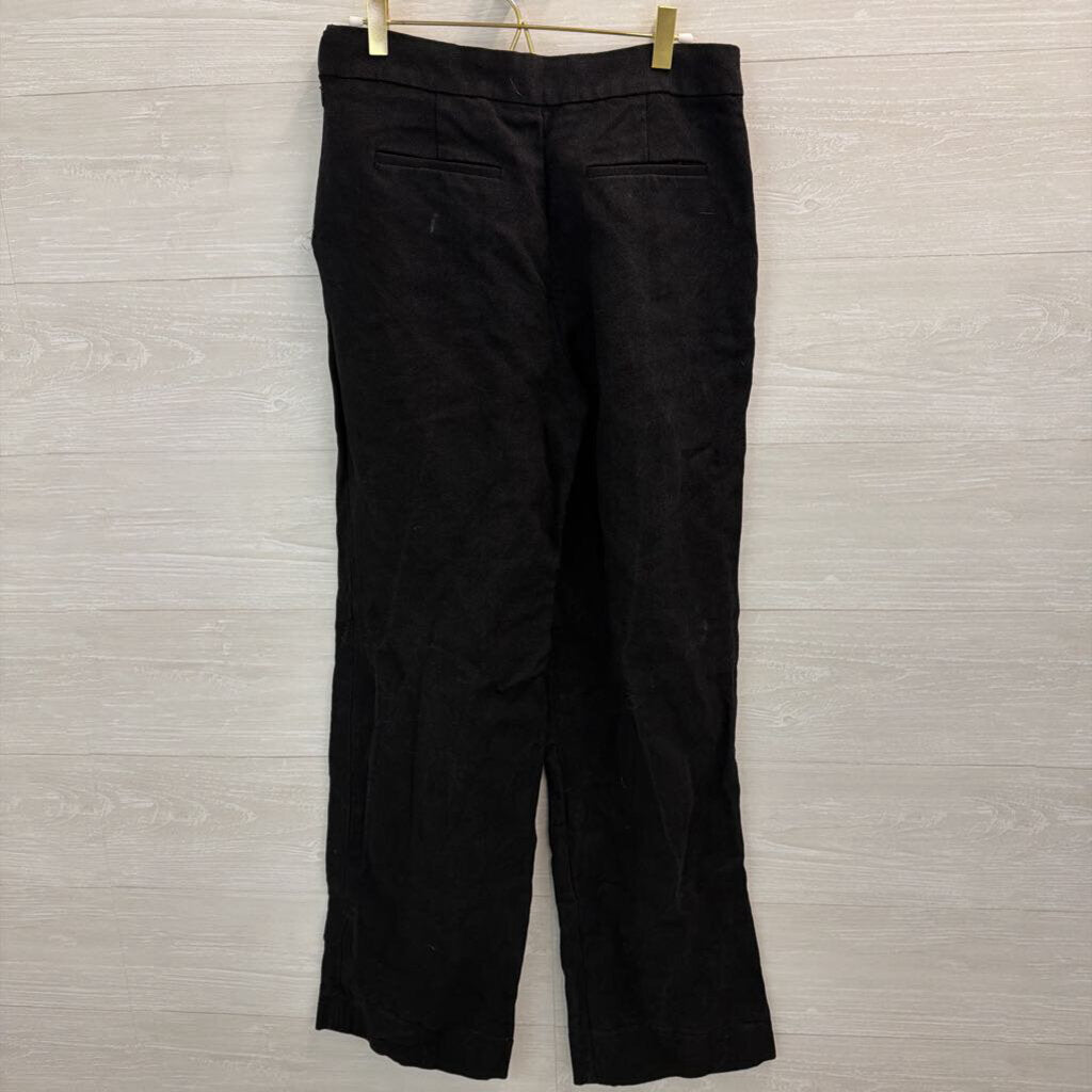 J Crew Black Wide Leg Trouser Pants 4