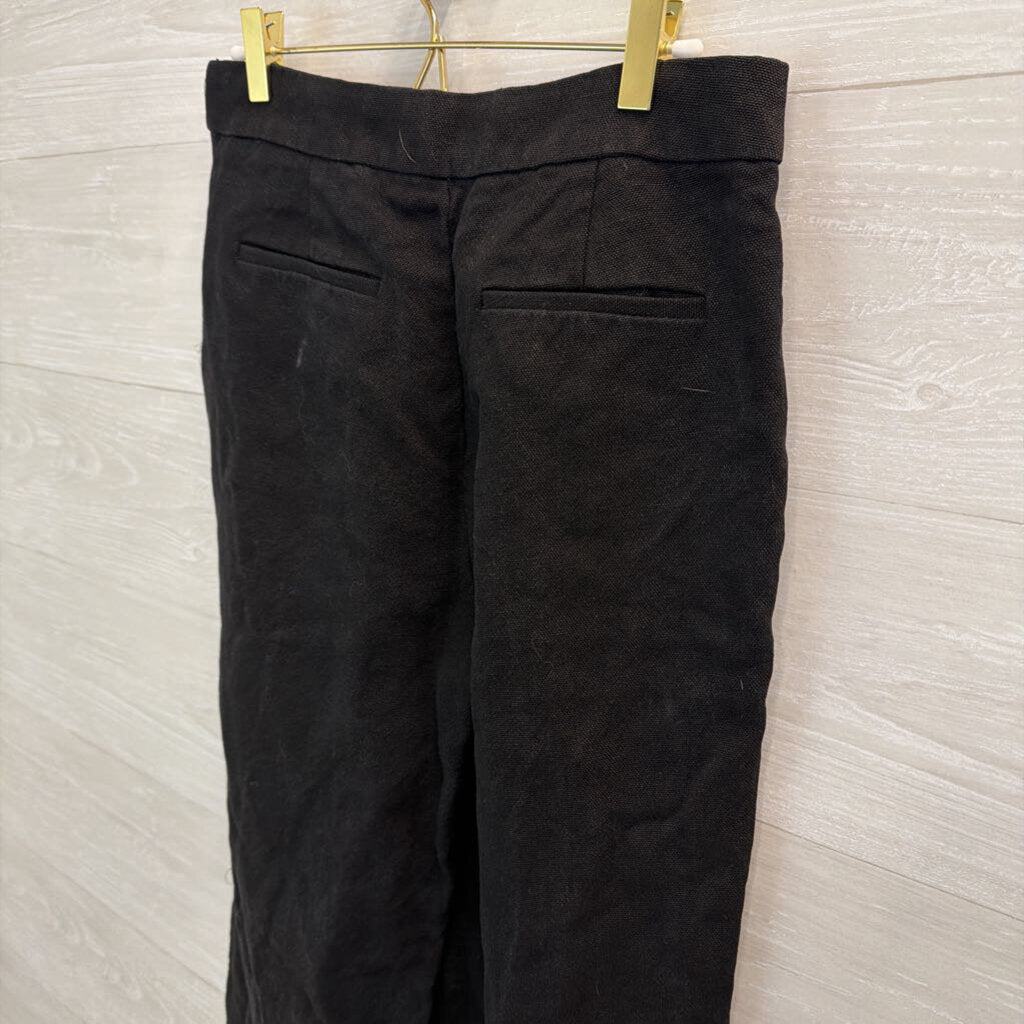 J Crew Black Wide Leg Trouser Pants 4
