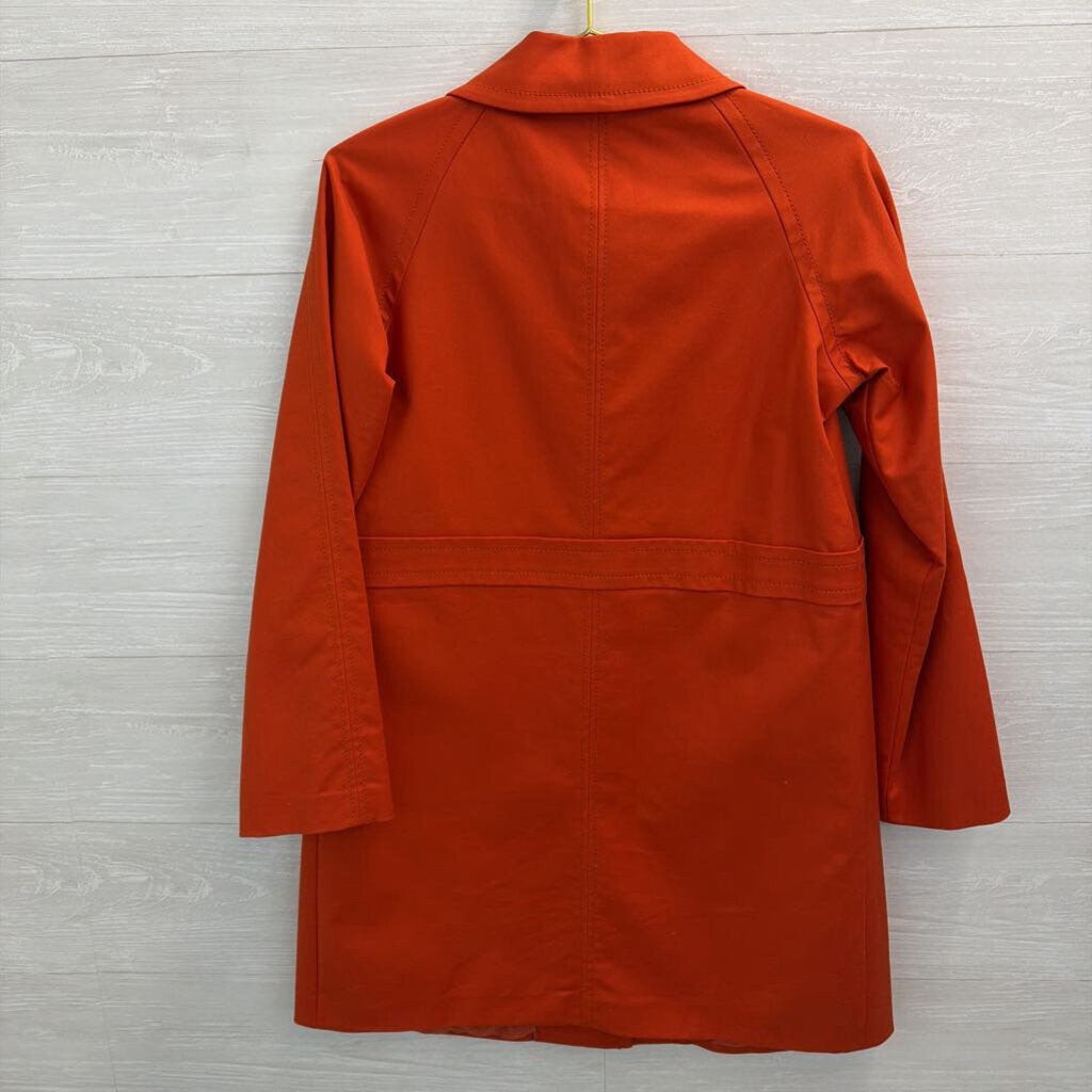 Liz Claiborne Orange Long Jacket Small