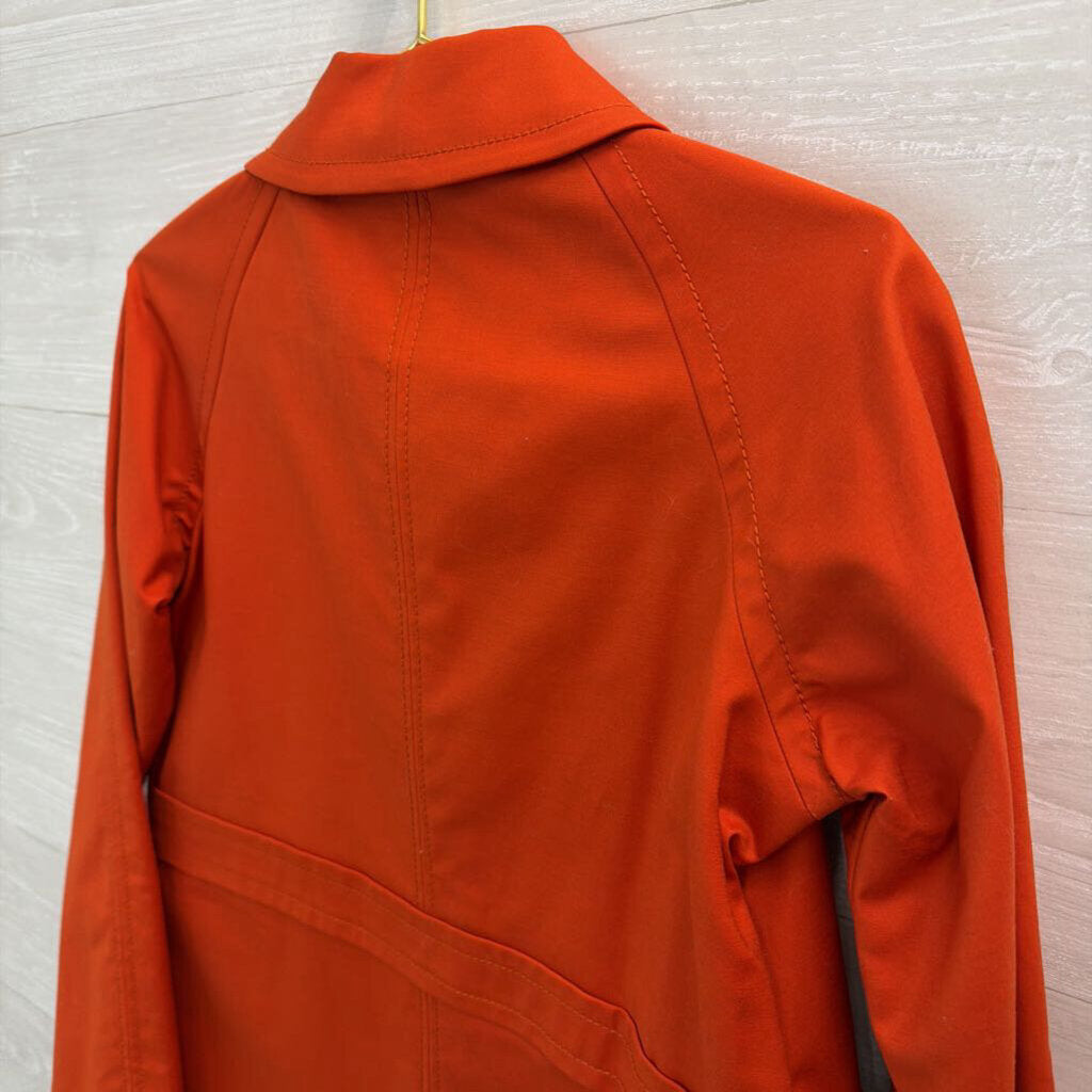 Liz Claiborne Orange Long Jacket Small