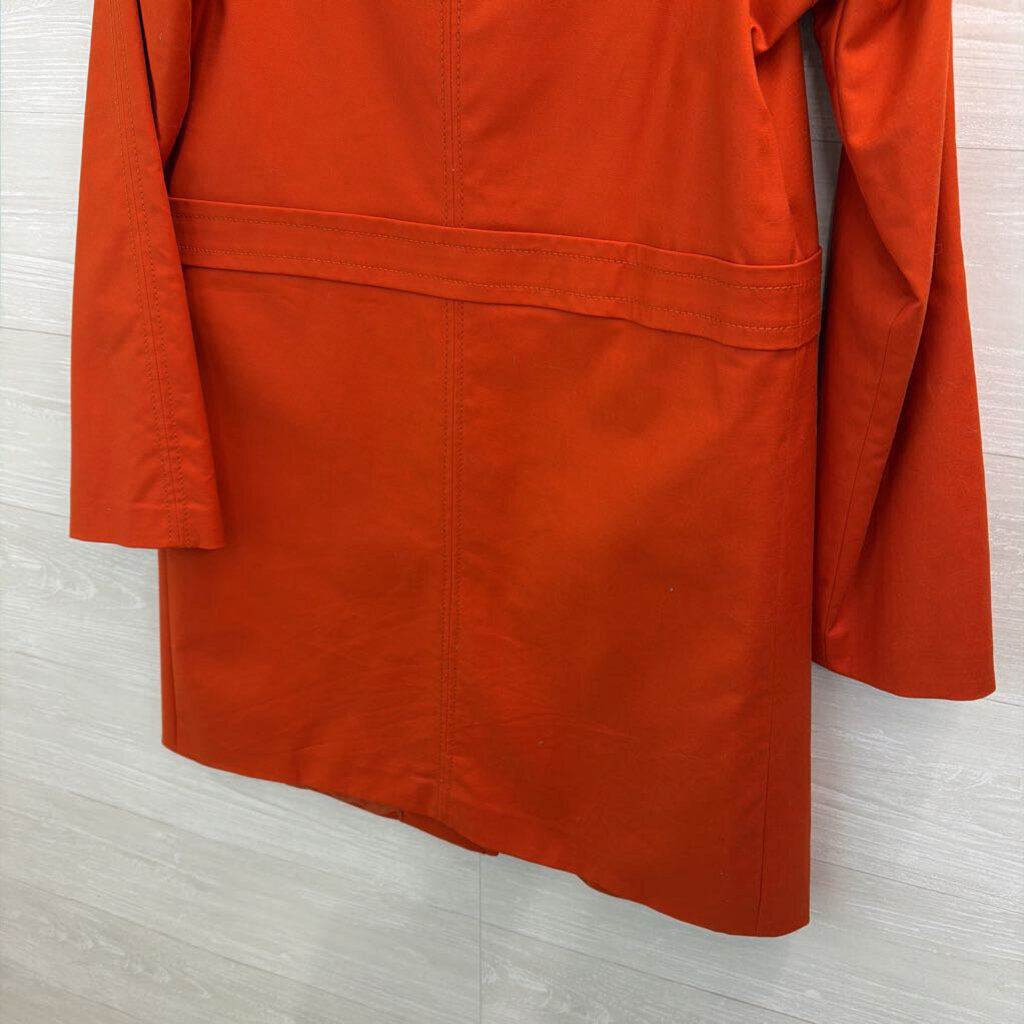 Liz Claiborne Orange Long Jacket Small