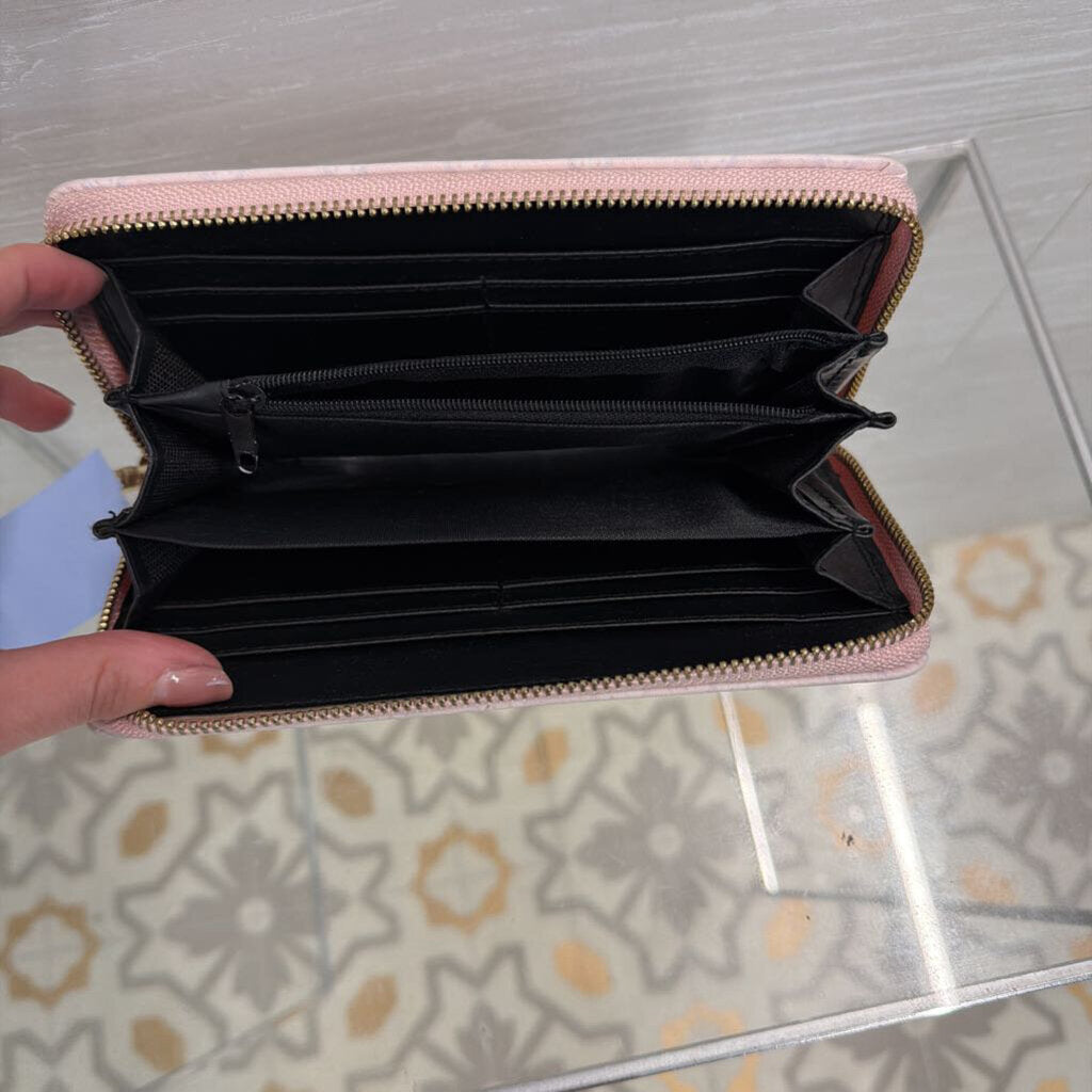 Pink/ Multi Cartoon Print Wallet