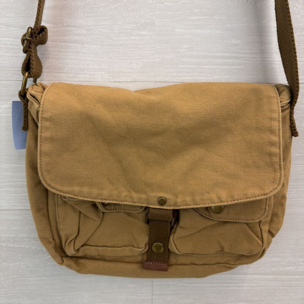 Gootium Brown Canvas Messenger Purse