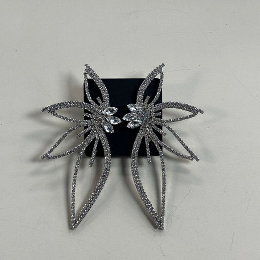 Oversized Rhinestone Statement Earrings