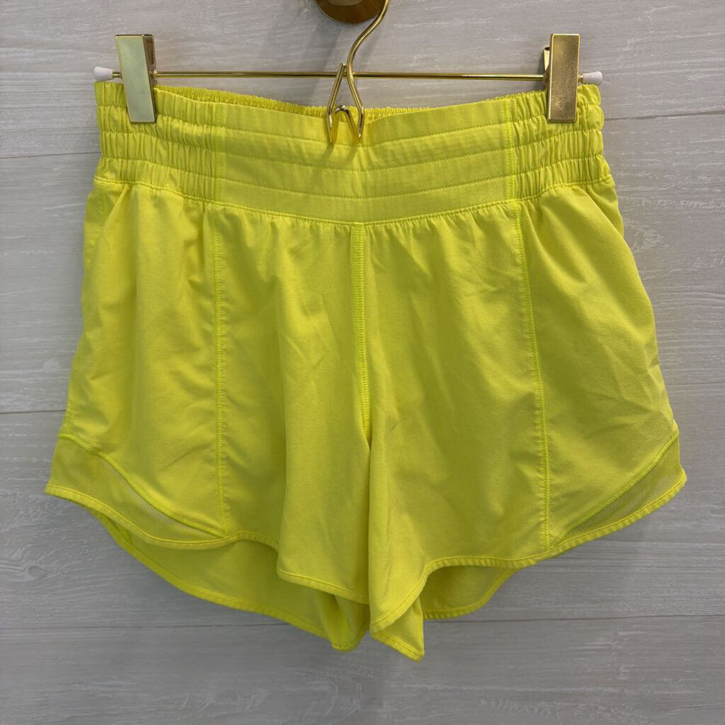 Lululemon Neon Yellow Hotty Hot Shorts 4