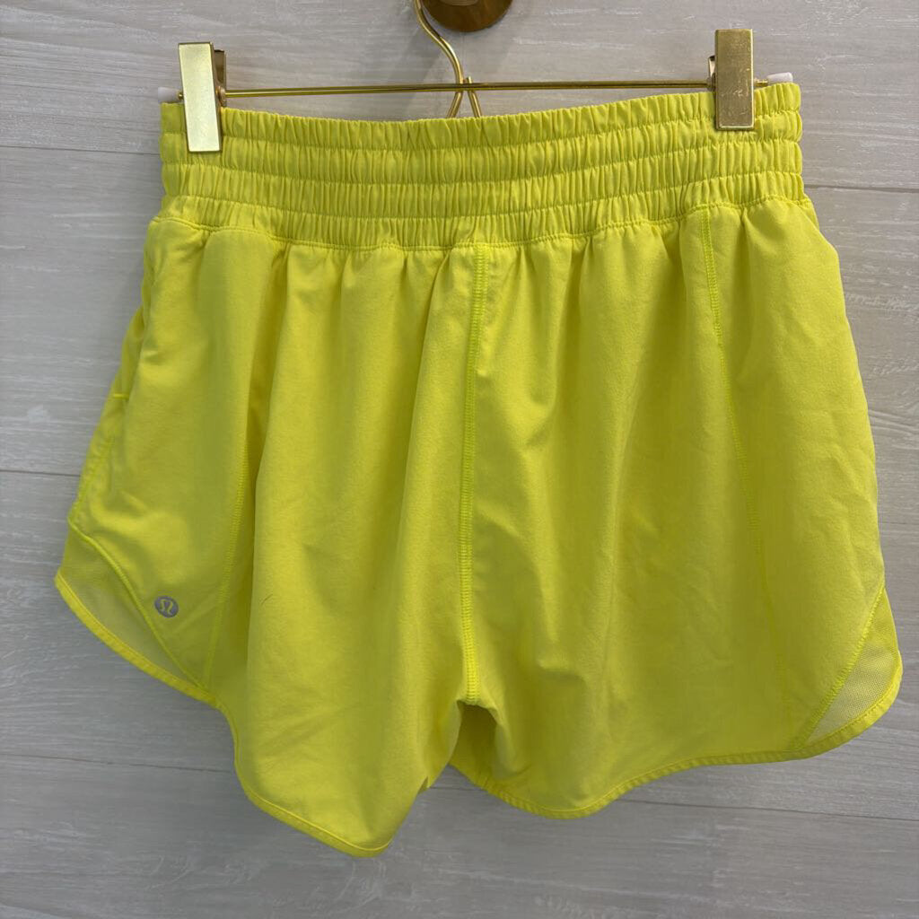 Lululemon Neon Yellow Hotty Hot Shorts 4