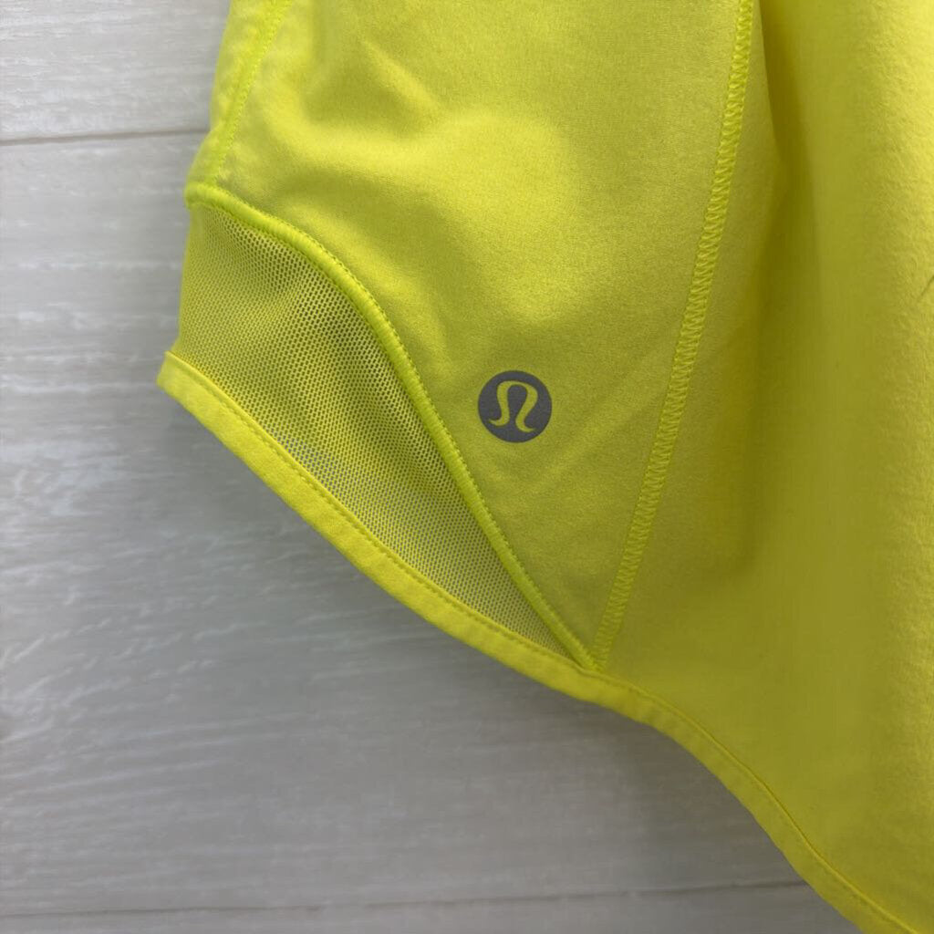 Lululemon Neon Yellow Hotty Hot Shorts 4