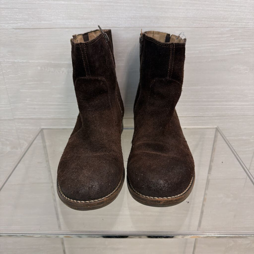 Eric Michael Brown Suede Double Zip Ankle Boots 38