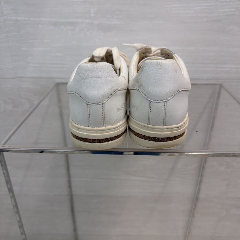 Birkenstock White Bend Low Leather Sneakers 38