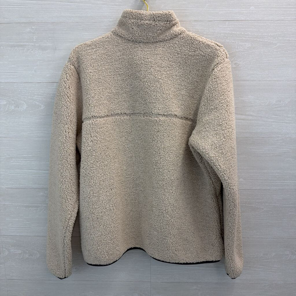 Columbia Beige Mountain Side Fleece Virginia Cavaliers Zip Up Jacket Extra Large