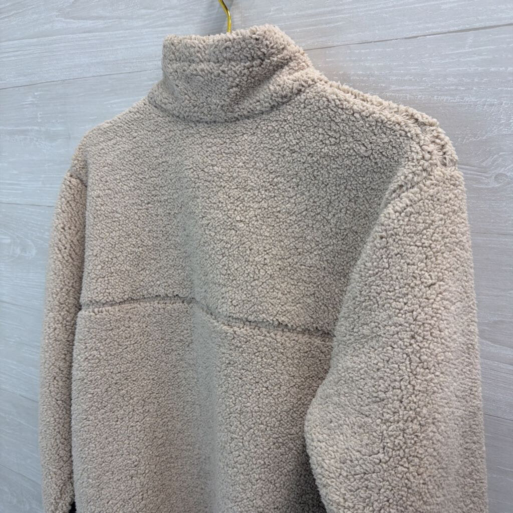 Columbia Beige Mountain Side Fleece Virginia Cavaliers Zip Up Jacket Extra Large