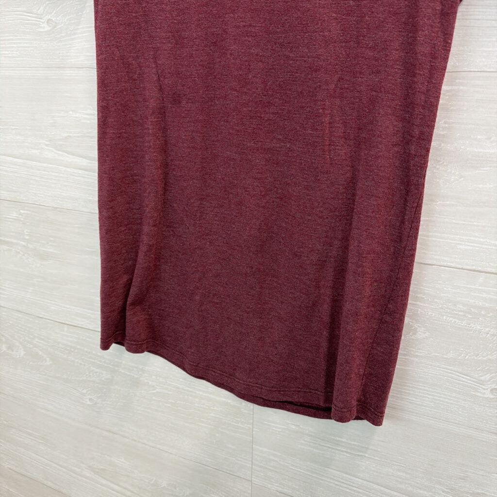 Nike Burgundy Virginia Tech Short Sleeve Top Medium