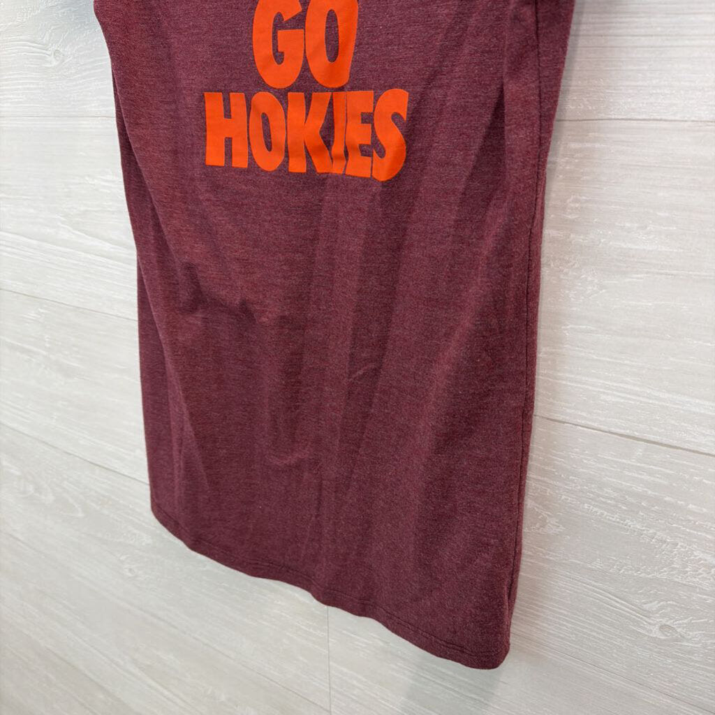 Nike Burgundy Virginia Tech Short Sleeve Top Medium