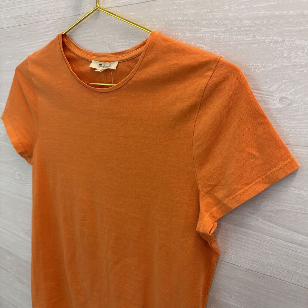 Madewell Orange Short Sleeve Top Medium