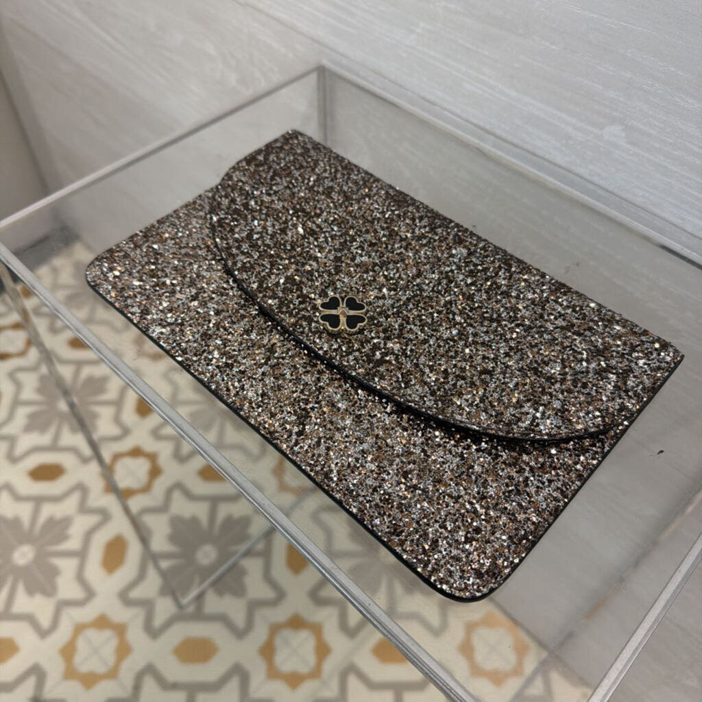Kate Spade Odette Glitter Clutch Purse