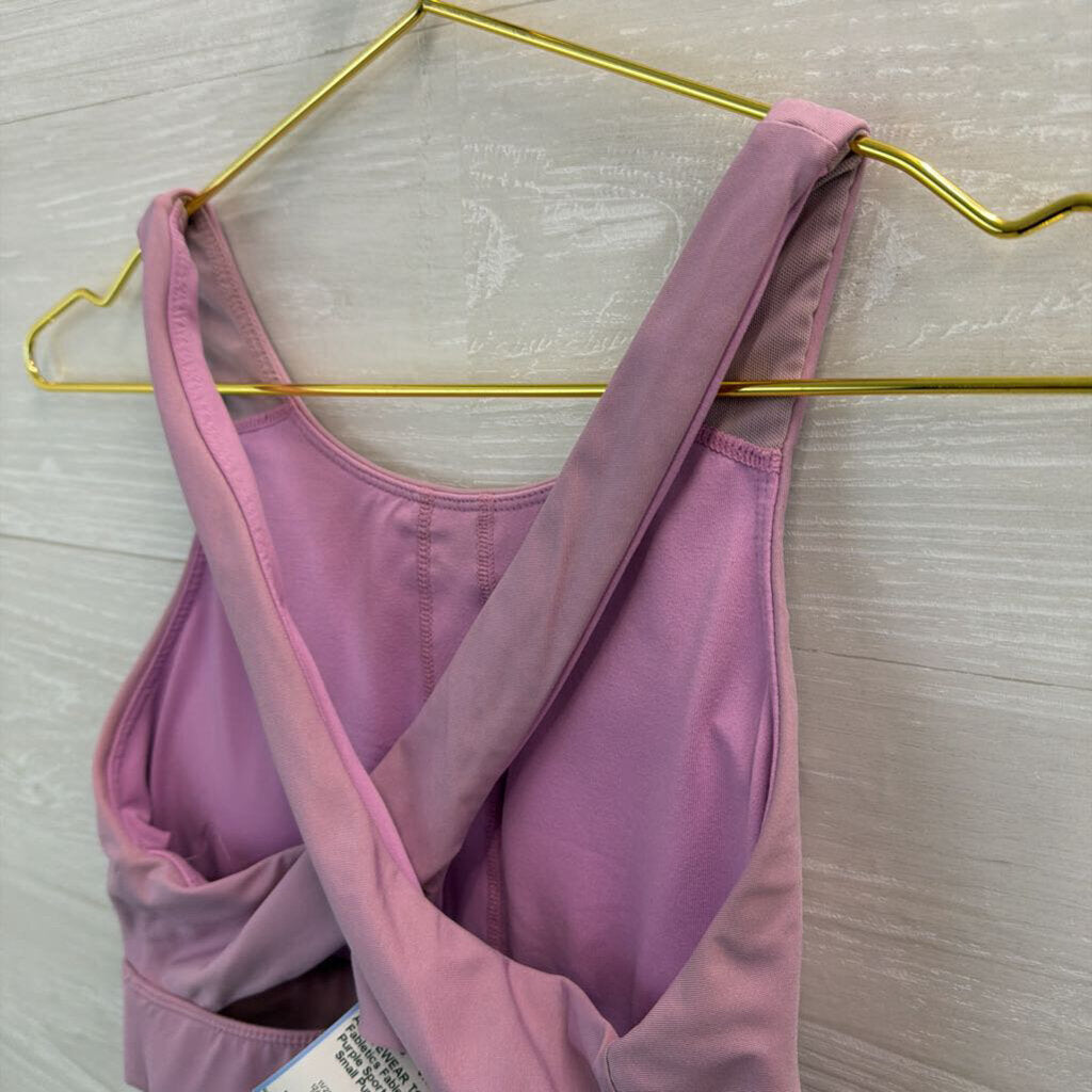Fabletics Purple Sports Bra Small