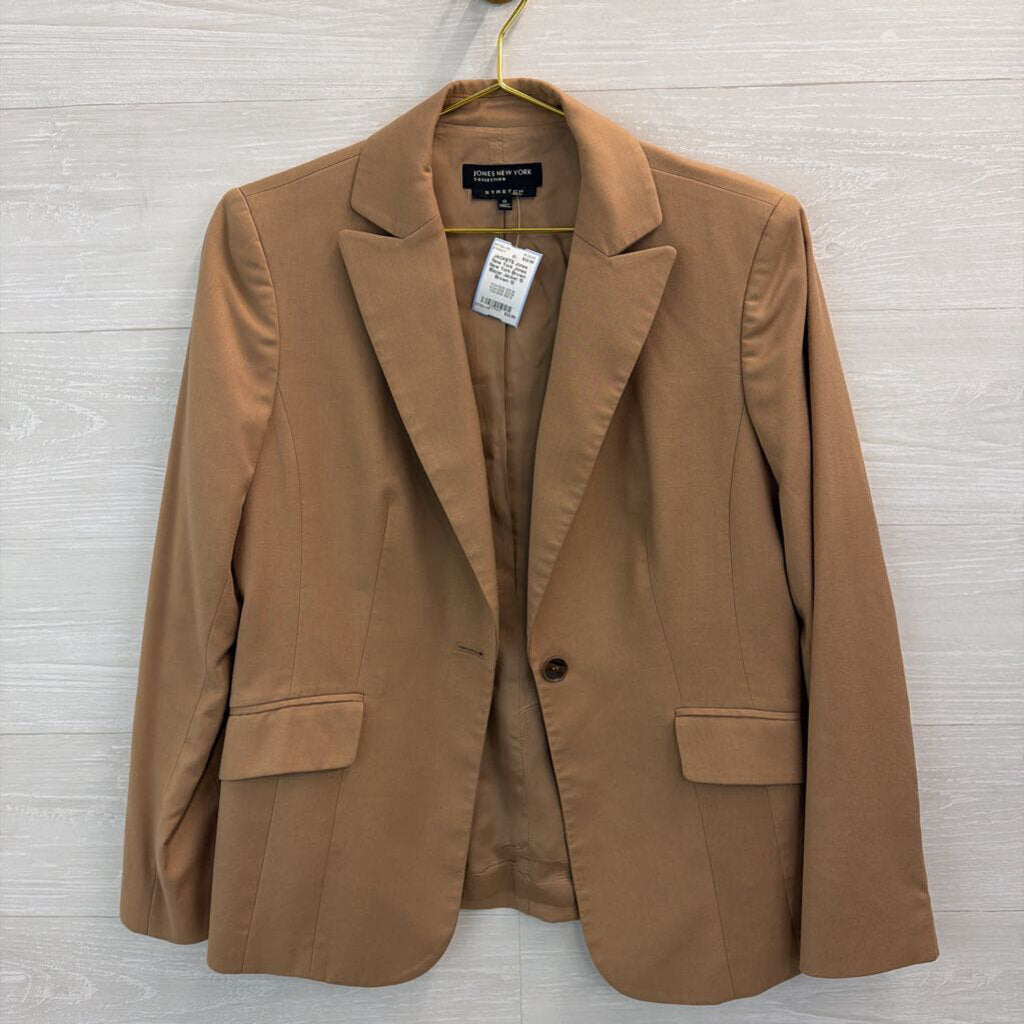 Jones New York Brown Blazer Jacket 10