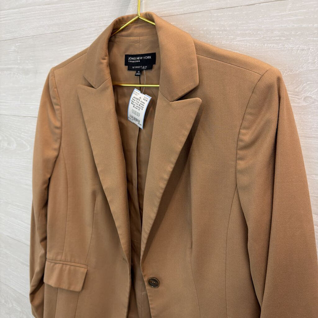 Jones New York Brown Blazer Jacket 10