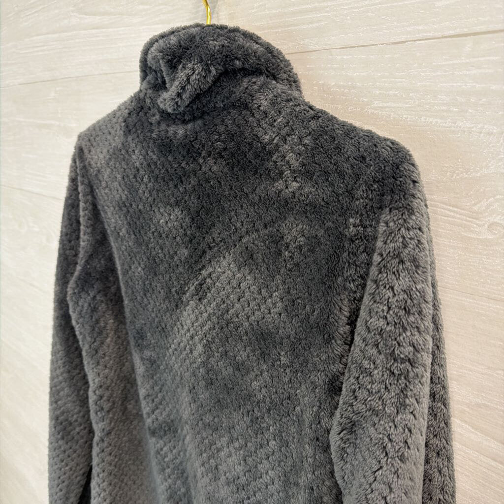 Columbia Grey Soft Fleece Zip Up Jacket Small