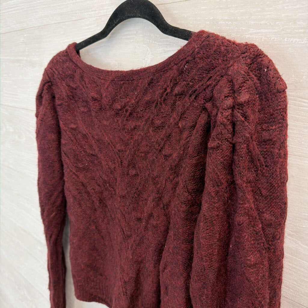 Abercrombie and Fitch Burgundy Cardigan Large