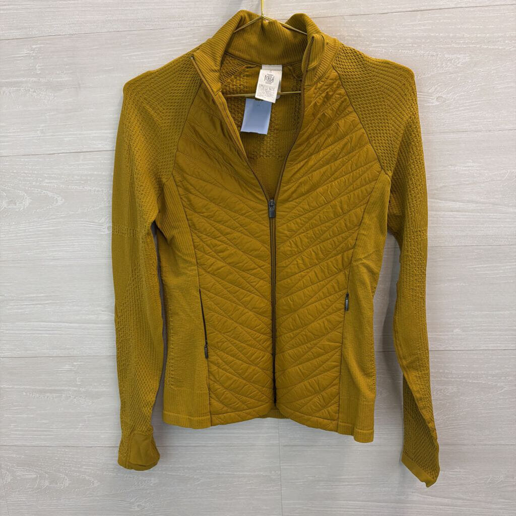 Athleta Golden Yellow Flurry Force Insulated PrimaLoft Jacket Small