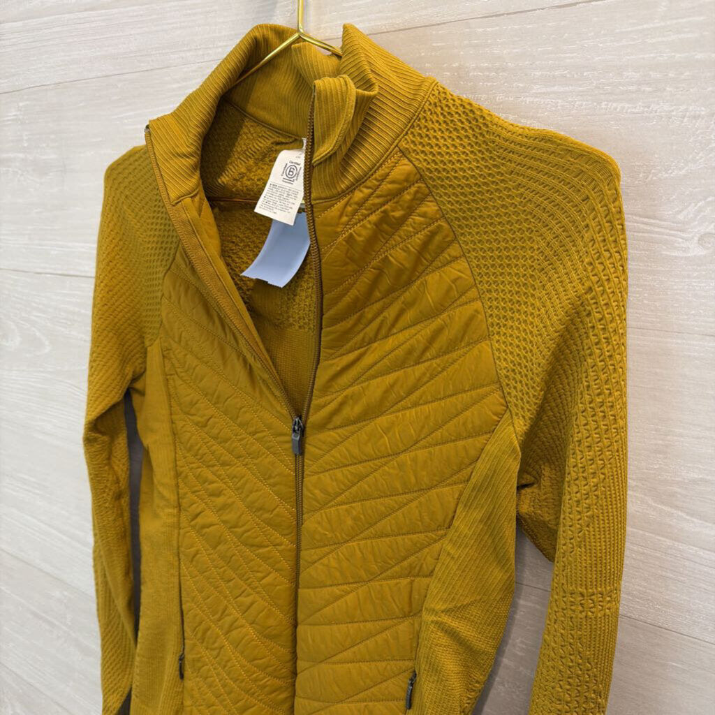 Athleta Golden Yellow Flurry Force Insulated PrimaLoft Jacket Small