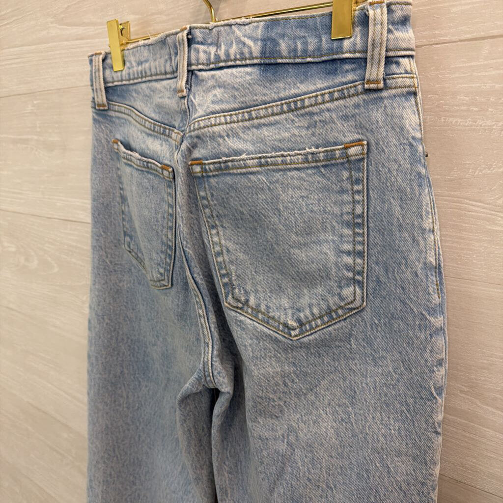 Abercrombie and Fitch Light Wash The 90s Relaxed High Rise Jeans 26 XS