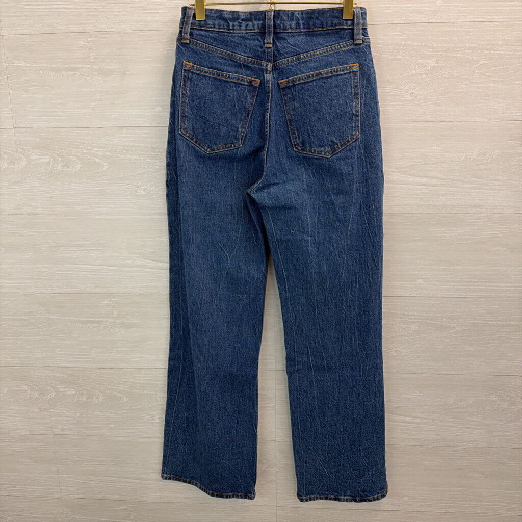 Abercrombie and Fitch Dark Wash The 90s Relaxed High Rise Jeans 25 Short