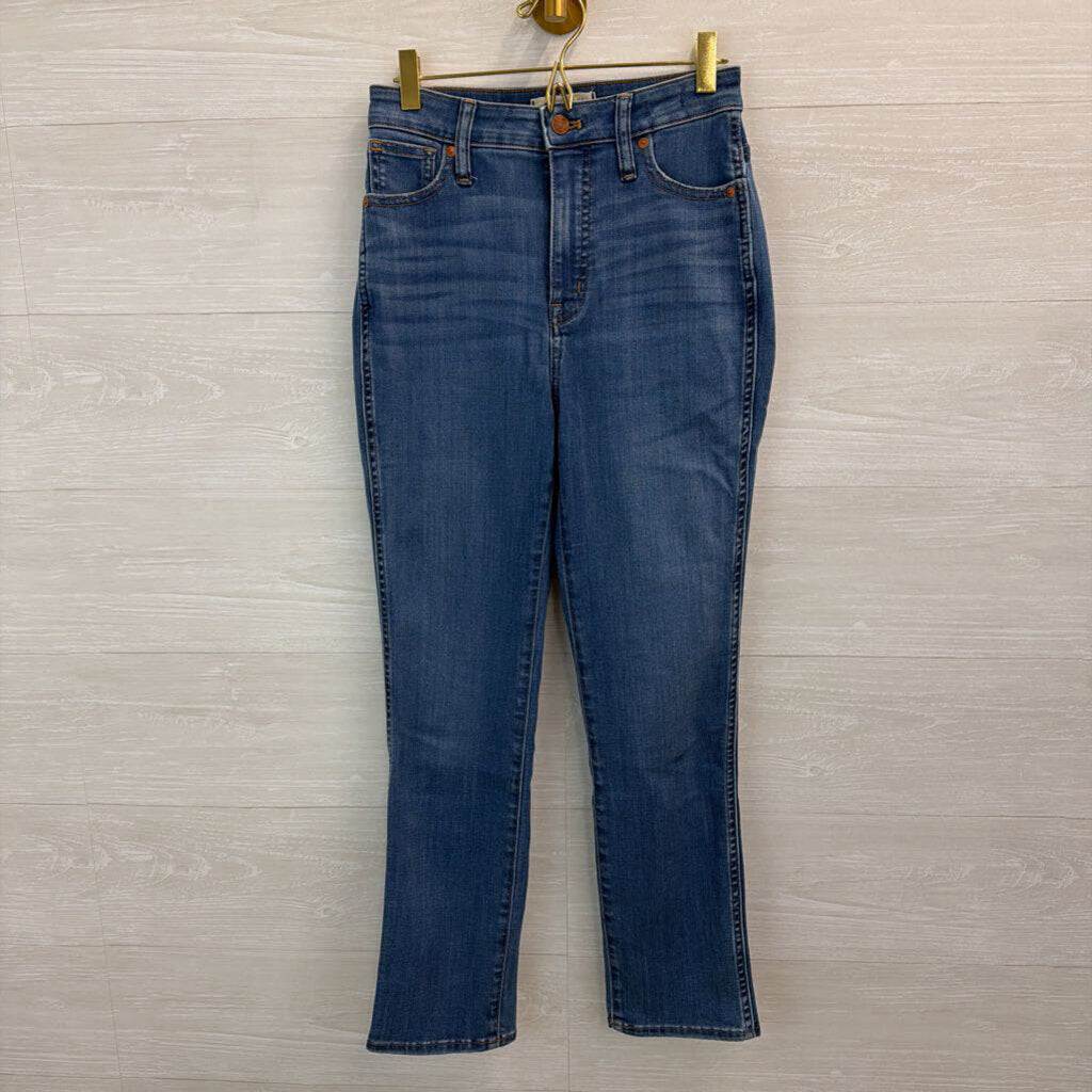 Madewell Medium Wash Curvy Stovepipe Jeans 23