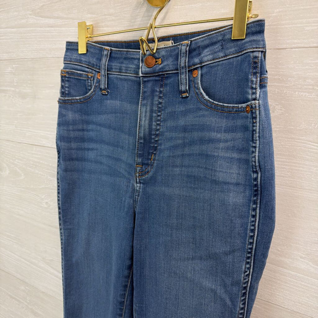 Madewell Medium Wash Curvy Stovepipe Jeans 23
