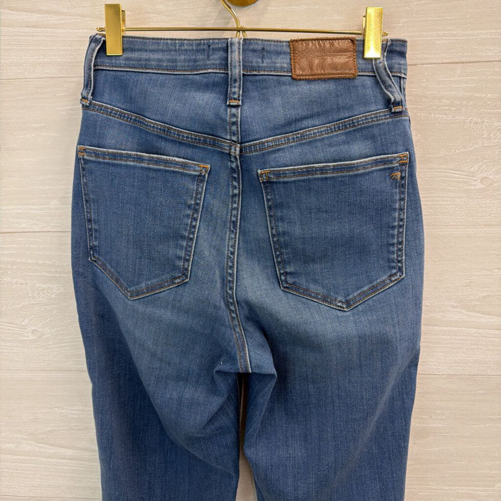 Madewell Medium Wash Curvy Stovepipe Jeans 23