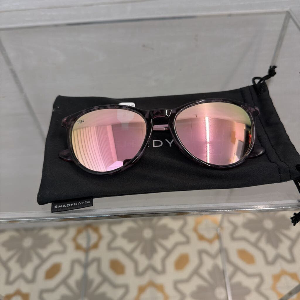 Shadys Rays Allure Pink Tortoise Polarized Sunglasses