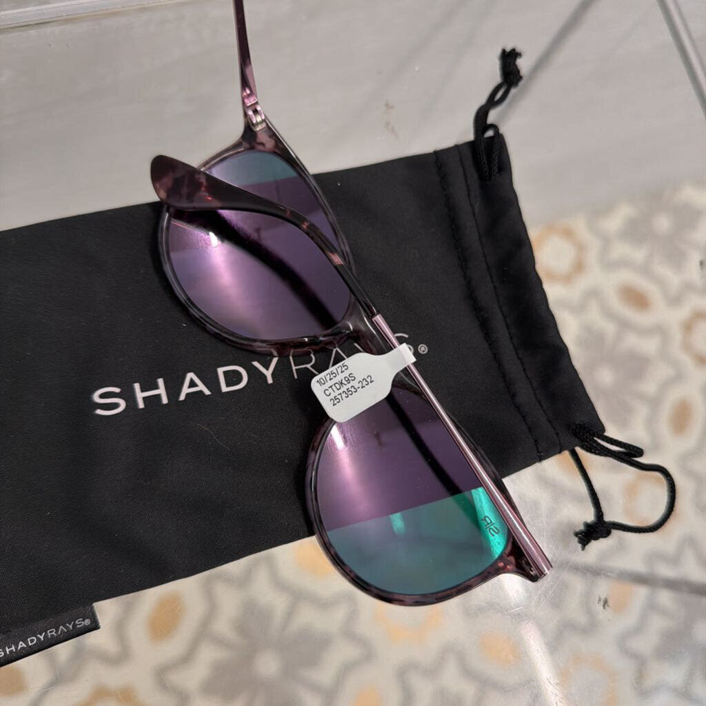 Shadys Rays Allure Pink Tortoise Polarized Sunglasses