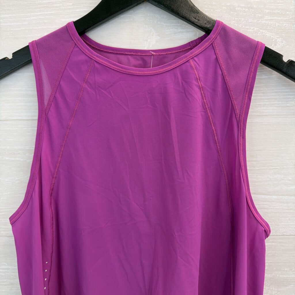 Lululemon Bright Purple Cropped Tank Medium