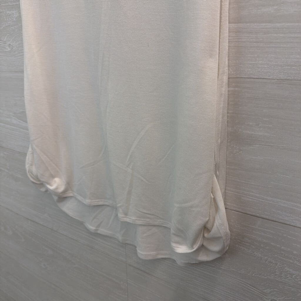 Athleta White Open Side Tank Top Small