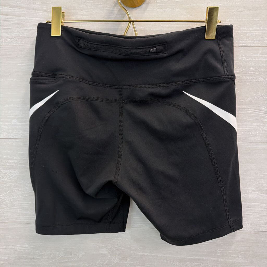 Nike Black Logo Biker Shorts Medium