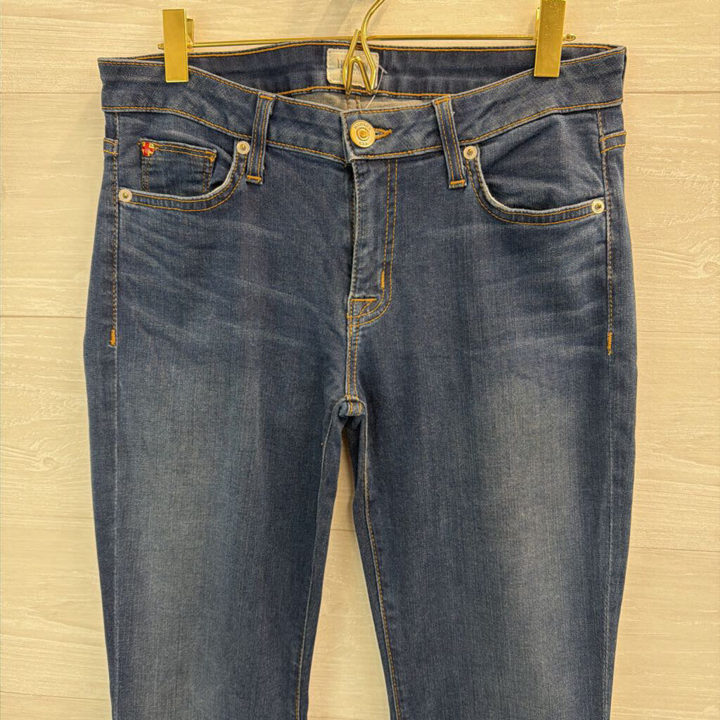 Hudson Dark Wash Flare Leg Jeans 27