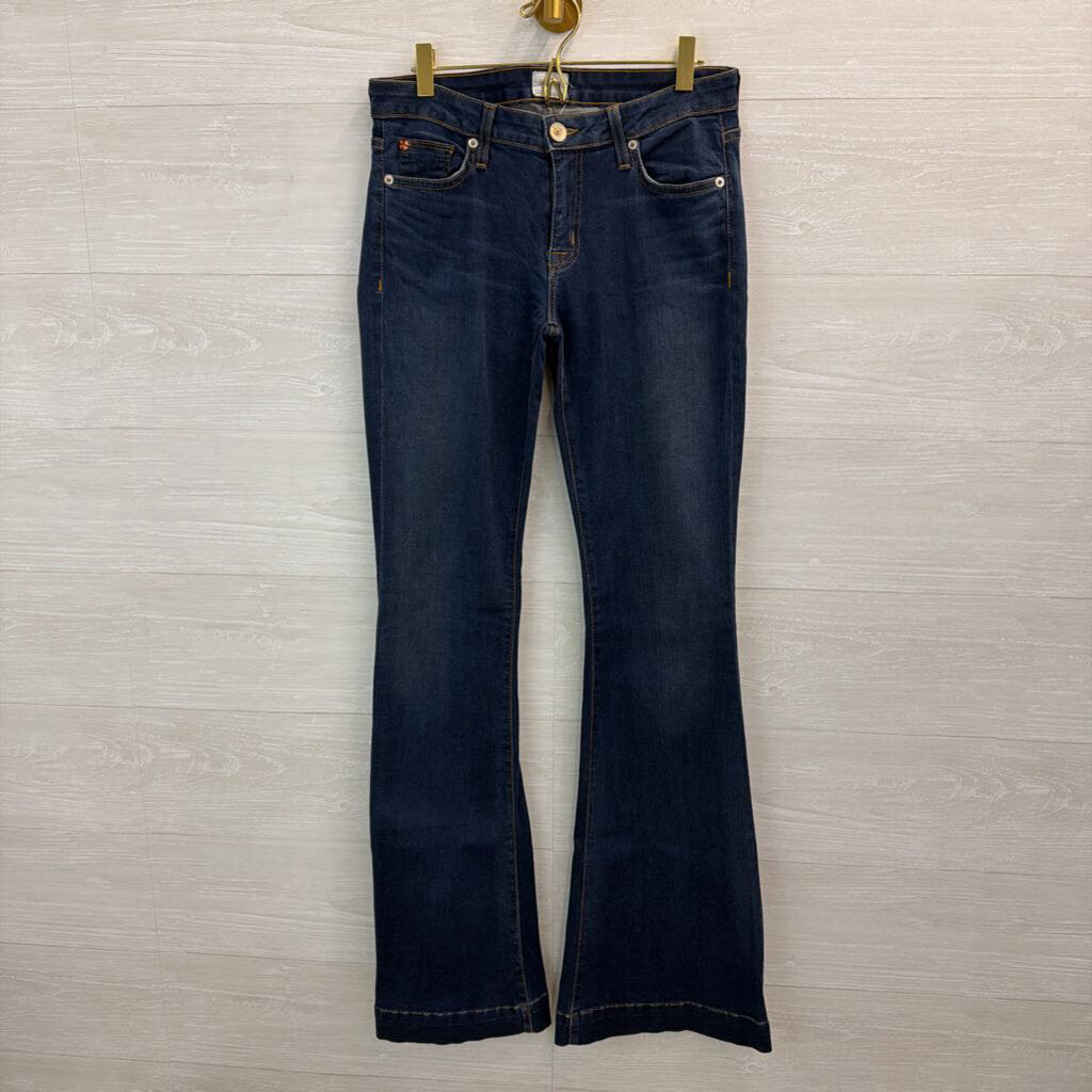 Hudson Dark Wash Flare Leg Jeans 27