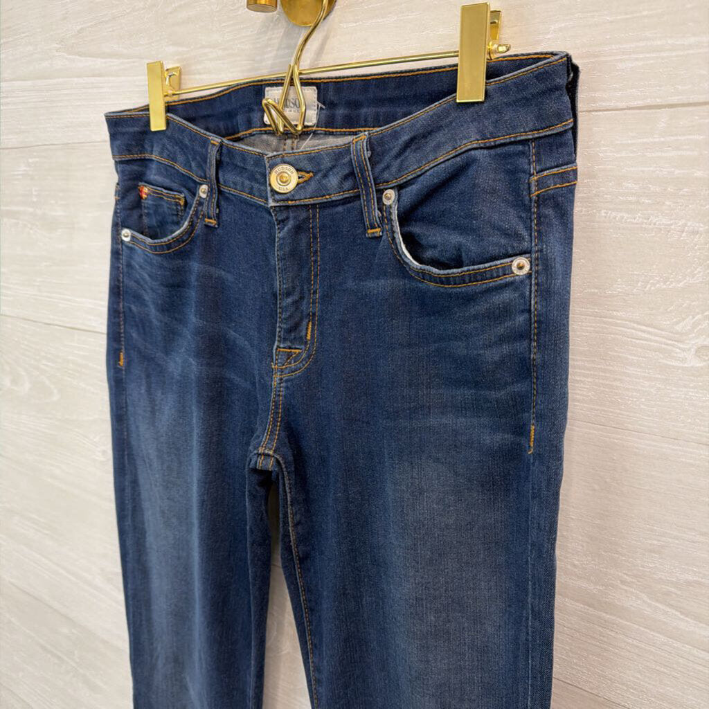 Hudson Dark Wash Flare Leg Jeans 27