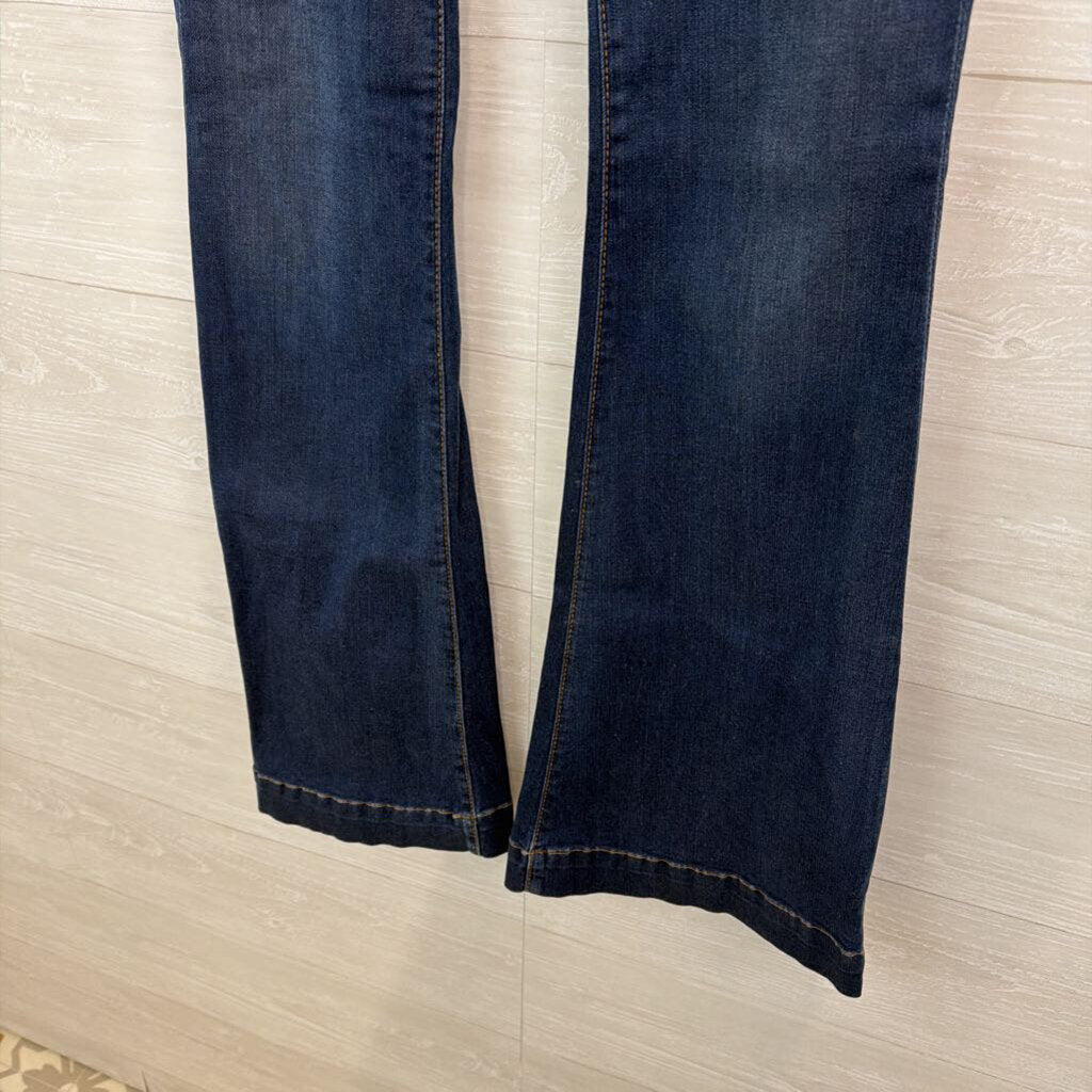 Hudson Dark Wash Flare Leg Jeans 27